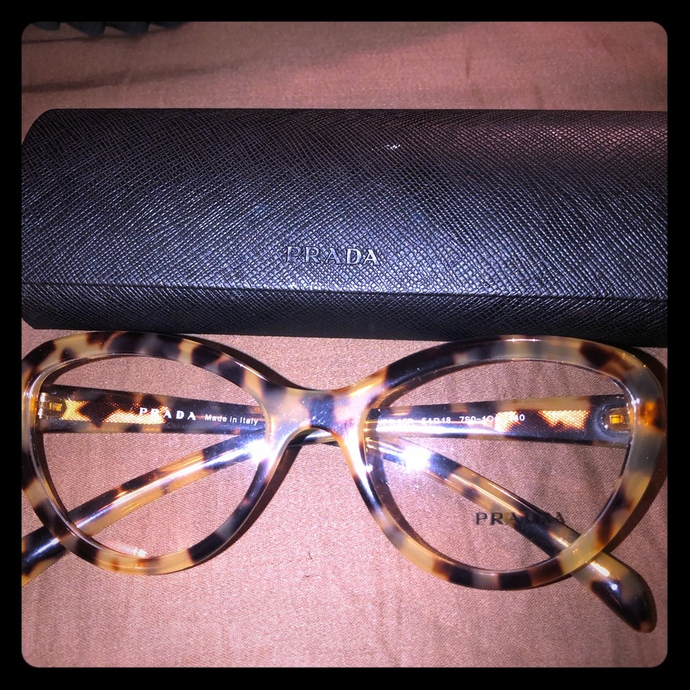 Rare Prada Tortoise CatEye Frames